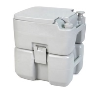 12L+20L Portable Outdoor Toilet with Drains Pipe Rv caravan Toilet