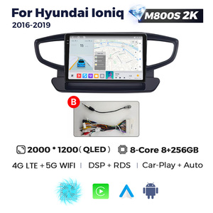 Mekede ระบบเครื่องเสียงรถยนต์สำหรับ <span class=keywords><strong>Hyundai</strong></span> <span class=keywords><strong>ioniq</strong></span> 2016-2019 360กล้อง colling Fan FM AM DVR MS 4G LTE <span class=keywords><strong>8</strong></span> Core - Product Image 5