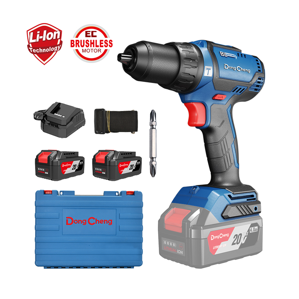 Dongcheng 20V 2.0A2スピード2バッテリーミニインパクトドリル
