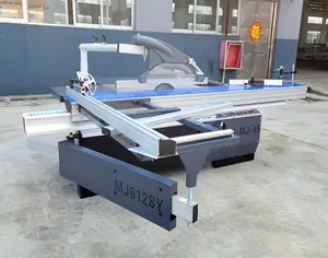 Máquina de sierra de panel de precisión para mesa deslizante, sierras industriales para madera contrachapada, MDF