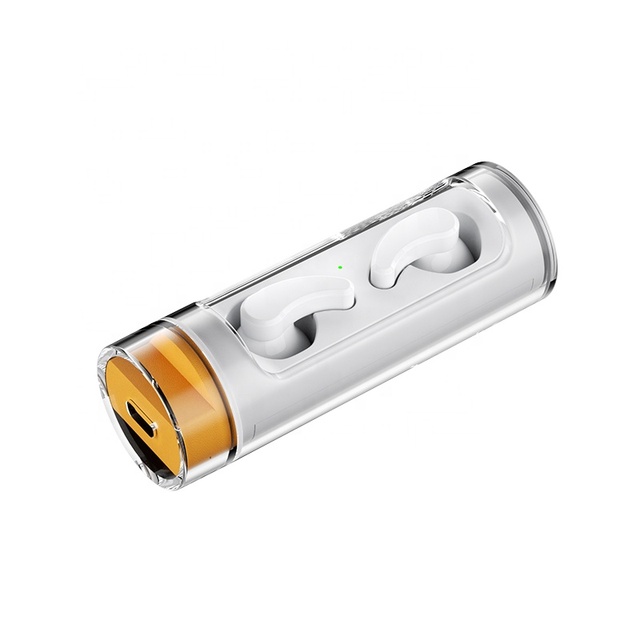 New 2023 TWS V5.3 In-ear Earbuds Headphones Clear Transparent Shell Wireless Gaming Earphones Auriculares Auriculares Internos