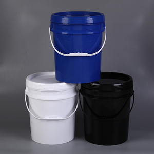 Bán buôn cấp thực phẩm nhiệm vụ nặng nề Trắng PP Thùng nhựa xô vuông nắp xử lý 1L 4L 5L 10L 1gallon kích thước cho sơn dầu rửa - Product Image 2