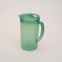 Vente en gros moderne Grand pichet à eau glacée en plastique transparent de 2300ml avec couvercle Utilisation pour hôtel Verres écologiques