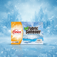 Feuilles assouplissantes jetables écologiques Finice Private Label anti-statiques pour sèche-linge, élimination des acariens, adoucissant textile