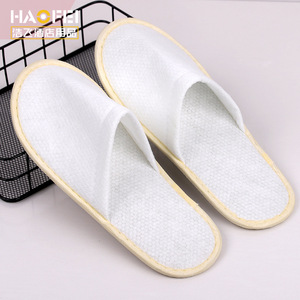 Pantuflas Desechables para Hotel y Spa, 100% Algodón, Suaves, Planas, Punta Abierta, Ecológicas, Duraderas, Cómodas para Viajar - Product Image 3