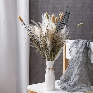 Ramo de Flores Secas Naturales a Granel <span class=keywords><strong>con</strong></span> Hojas Secas de <span class=keywords><strong>Eucalipto</strong></span> y Algodón - Proveedor de Decoración Rústica para el Hogar, Ecológica y Duradera - Product Image 5