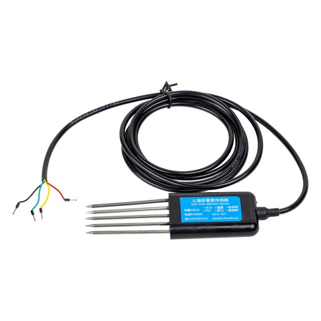 Agriculture Soil NPK/PH/EC Analyzer Moisture Nutrient Sensor 7 in 1 Soil Tester with Portable Handheld LCD Display Terminal
