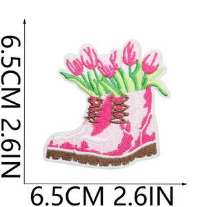 Patch thermocollant brodé rose Saint-Valentin Cœur Amour Ours Gâteau Papillon Boule disco Ballet Mariage pour Filles - Product Image 6