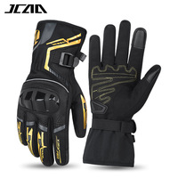 Gants de moto d'hiver imperméables, coupe-vent, doublés de polaire, gants de protection pour hommes et femmes