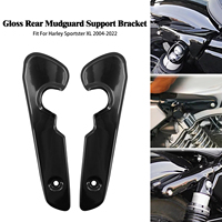 Support de garde-boue arrière court pour moto, avec clignotants intégrés, pour Harley Sportster XL883 1200 04-Up, noir brillant ou mat