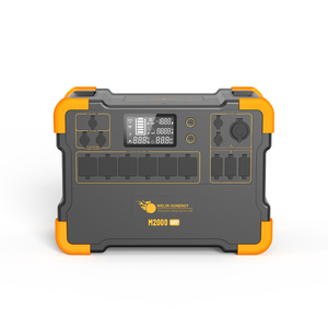 Générateur solaire portable LiFePO4 2000W avec contrôleur MPPT, onduleur à onde sinusoïdale pure, prise en charge solaire de batterie externe et de voiture - Product Image 2