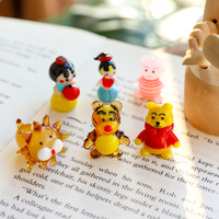 Figurines d'animaux en verre faites à la main, ornements en verre de créatures marines pour micro-paysages, décoration intérieure, cadeau artisanal, vente en gros