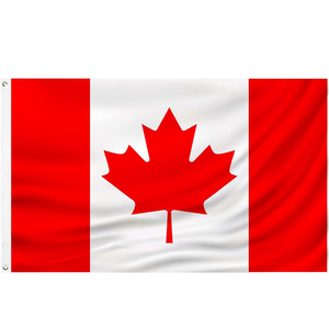 Serie Bandera de Canadá: Bandera para Ventana de Coche, Cubierta para Espejo Retrovisor, Pulsera, Pintura Facial, Sombrero, Bolsa, Camiseta, Llavero, Gafas de Sol, Pin - Product Image 3