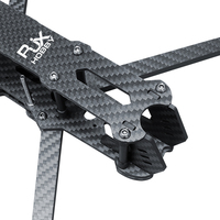 RJX Mark4 V2 7 Zoll 295mm Carbonfaser 3K Twill Matt-Finish FPV Racing Drohnenrahmen