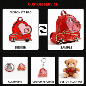 OEM <b>Cute</b> Animal Itabag Custom Anime Badge Acrylic Keychain <b>Doll</b> Custom Ita Bag Low Moq <b>Cute</b> Cartoon Handbag for Women Bags - Product Image 2