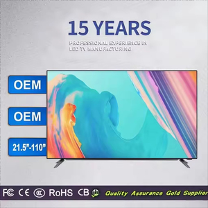 TV à écran plat sans cadre 32/40/43/50/55/65 pouces 4K Smart LED TV avec rétroéclairage QLED 2K définition pour un usage domestique - Product Image 6