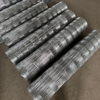 Malla de Alambre Galvanizado en Caliente con Orificios Cuadrados Blancos, Soldada y Cortada, para Cercas Agrícolas y Paneles de Contención para Ganado, Venta al por Mayor