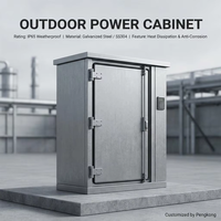 Rack de serveur personnalisé standard de 19 pouces |   Armoire en acier inoxydable |   Ventilation optimisée