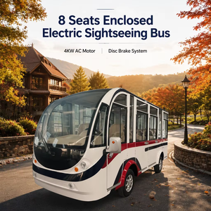 Autobús Eléctrico Turístico GRENTEK de 8 Asientos, Motor de CA de 4KW, Sistema de Frenos de Disco, Capacidad de Subida del 20%-25%, No Público - Product Image 4