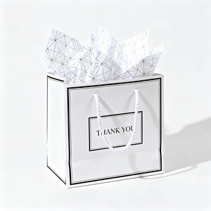 Fb11 Cảm ơn bạn Túi Quà Tặng có tay cầm túi giấy đám cưới chào đón ủng hộ túi cho kinh doanh bán lẻ - Product Image 1