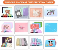 Nouveau Tapis de Table en Silicone de Qualité Alimentaire Personnalisé 2026 pour Enfants Montessori, Tapis de Tablette en Silicone Imperméable, Non Toxique et Inodore