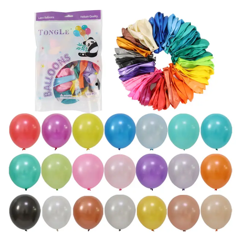 Wholesale High Quality 12 inch Round Pearl Latex Balloon Party Decoration