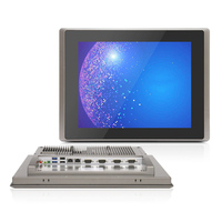 Panel PC Industrial Linkleaps de 15 Pulgadas con Panel Táctil Impermeable IP65, Intel N2600 J1900, LAN Dual GbE, RS232 y RS485 Dobles