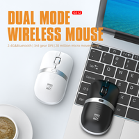Mouse Nirkabel 2.4G Portabel Isi Ulang Berkualitas Tinggi Grosir Stok Cina