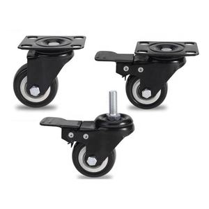 Gubo PVC Industrial Swivel Casters 1, 5-3 Zoll für Möbel lager & Werkstatt wagen - Product Image 1