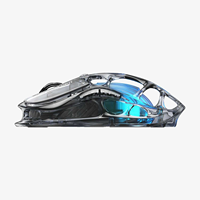 Souris sans fil légère GravaStar Mercury M2 trois modèles 26000 DPI PAW3395 capteur creux Desi souris de jeu de suivi optique