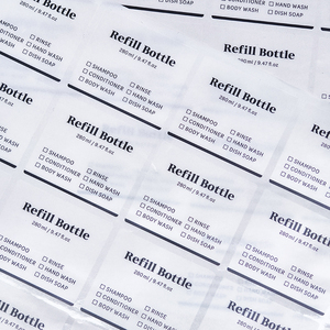 Custom Die Cut Clear <strong>Label</strong> <strong>Printed</strong> <strong>Transparent</strong> Stickers Waterproof Vinyl Travel Product <strong>Labels</strong> For Refill <strong>Bottle</strong> - Product Image 3