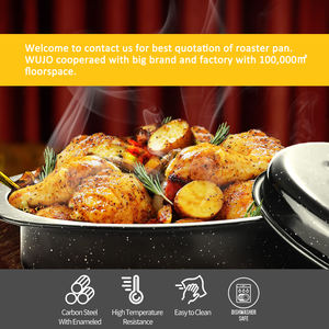 Asador Redondo de Acero al Carbono Esmaltado de Alta Calidad para Promociones Navideñas y Regalos - Product Image 2