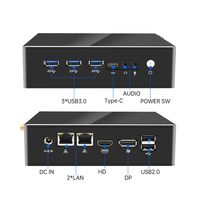 YINGCHI komputer Mini PC Desktop, PC penyimpanan portabel dalam tel Core i7 1255U i5 1235U 4K daya rendah DDR5 RAM M.2