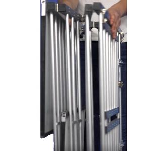 फोल्डिंग कुत्ते पिंजरे 4 पहियों आउटडोर चल पालतू जानवर तह कुत्ते पिंजरे एल्यूमीनियम पोर्टेबल निर्माता अनुकूलन तह ट्रॉली - Product Image 3