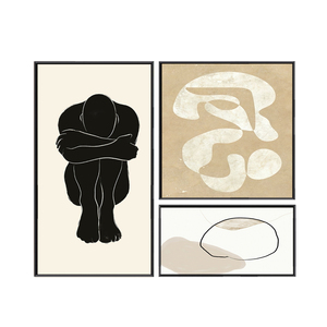 Pittura su tela in stile nordico Morandi Color Block Modern <span class=keywords><strong>Poster</strong></span> Art pittura a olio su tela <span class=keywords><strong>Poster</strong></span> e stampe Wall Art Picture - Product Image 1