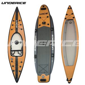 Pagaie <span class=keywords><strong>rigide</strong></span> et légère à Double couche, solide, kayak en bois de mer pour la pêche avec siège sup, pagaie 4 pièces - Product Image 2