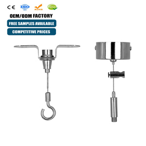 Nhà máy cung cấp trực tiếp Cáp máy bay điều chỉnh phần cứng phụ kiện LED Cáp Gripper chiếu sáng treo Bộ dụng cụ - Product Image 1