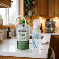 Pochette Doypack PE Recyclable Personnalisée de 500 ml avec Bec Verseur pour Nettoyant Biberons Sans Solvant – Sécurité Bébé