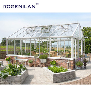 Villas Rogenilan, véranda <span class=keywords><strong>extérieure</strong></span>, serre, horticulture, maison en aluminium, <span class=keywords><strong>double</strong></span> <span class=keywords><strong>vitrage</strong></span>, véranda préfabriquée - Product Image 6