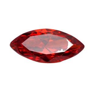 Marquise phòng thí nghiệm màu đỏ tạo ra CZ tổng hợp lỏng đá quý với màu sắc chơi/lử<span class=keywords><strong>a</strong></span> 1-3mm Kích thước - Product Image 1