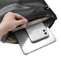 Ensemble de 5 sacs anti-RFID, pochette Faraday ignifuge pour téléphones portables, clés de voiture, ordinateurs portables, tablettes, GPS, anti-piratage