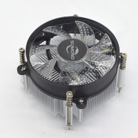 Ventilateur de refroidissement PMW haute vitesse et faible bruit 12V DC avec dissipateur thermique pour processeur Intel, refroidisseur CPU pour Intel Socket 1150 1151 1156 1155