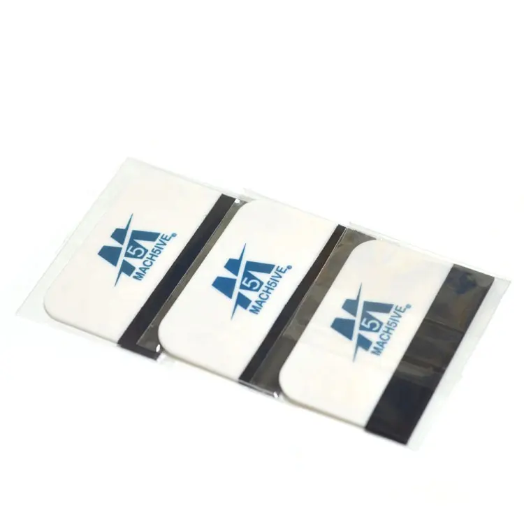 Escobilla blanca de plástico ABS con logotipo personalizado, tarjeta de limpieza, limpiaparabrisas de pantalla de teléfono