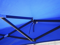 Tente de réception pliable portable 2x2 3x3 3x6 avec auvent, couverture en PVC, structure en acier, imperméable pour les salons professionnels en intérieur/extérieur