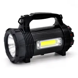 Clover 10W Hand Held Single COB LED Search Light Spotlight LED Rechargeable Multifunction Emergency Light Searchlight 50 DC 6V