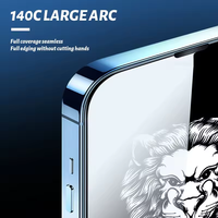 Film Pelindung Layar Anti-ledakan Anti-minyak Full Cover 9H Anti-gores Anti-sidik Jari Kaca Tempered untuk iPhone 16 15 14 13