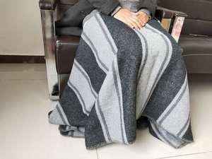 Super Soft Warm Merino <strong>Tartan</strong> Wool Knee Blanket for Sofa Elegant <strong>Throw</strong> for Home Decor - Product Image 4