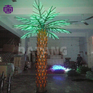 ไฟต้นมะพร้าว LED สำหรับทุกสภาพอากาศ โคมไฟสไตล์ทรอปิคอล สำหรับตกแต่งสวน ทางเดินริมชายหาด คาเฟ่ริมทะเล มีจำหน่าย - Product Image 3