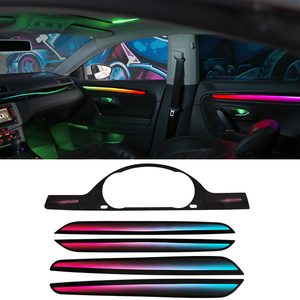 Éclairage d'ambiance RGBIC pour voiture, directement de l'usine, pour Volkswagen CC 2013-2018, décoration intérieure, bande LED - Product Image 1