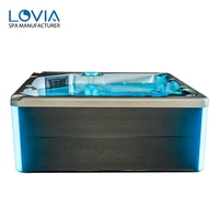 LOVIA Bains à remous d'extérieur en gros, spas et jacuzzis, baignoire à hydromassage, jacuzzi extérieur 6 personnes écoénergétique pour hôtel